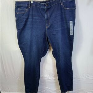 Old Navy mid-rise Pop Icon Skinny Jeans size 28 Dark wash New